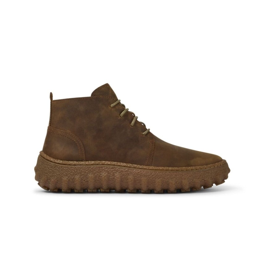 Men'S Shoes Camper | Camper Men'S Ground In Medium Brown