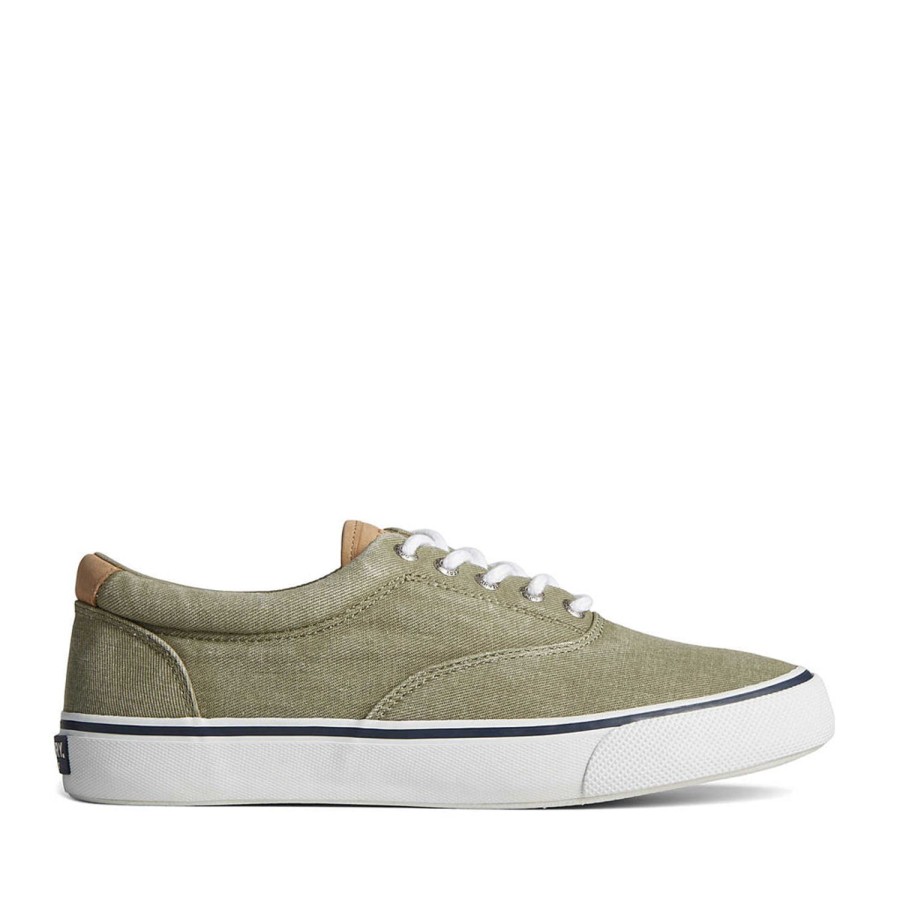 Men'S Shoes SPERRY | Sperry Men'S Striper Ii Cvo In Olive