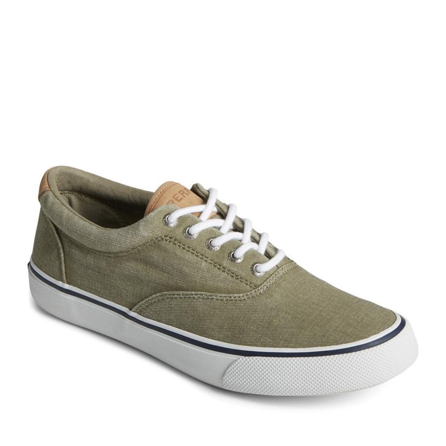 Men'S Shoes SPERRY | Sperry Men'S Striper Ii Cvo In Olive