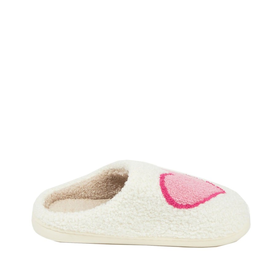 Women'S Shoes FLOOF | Floof Retro Heart Slippers In Pink/Red