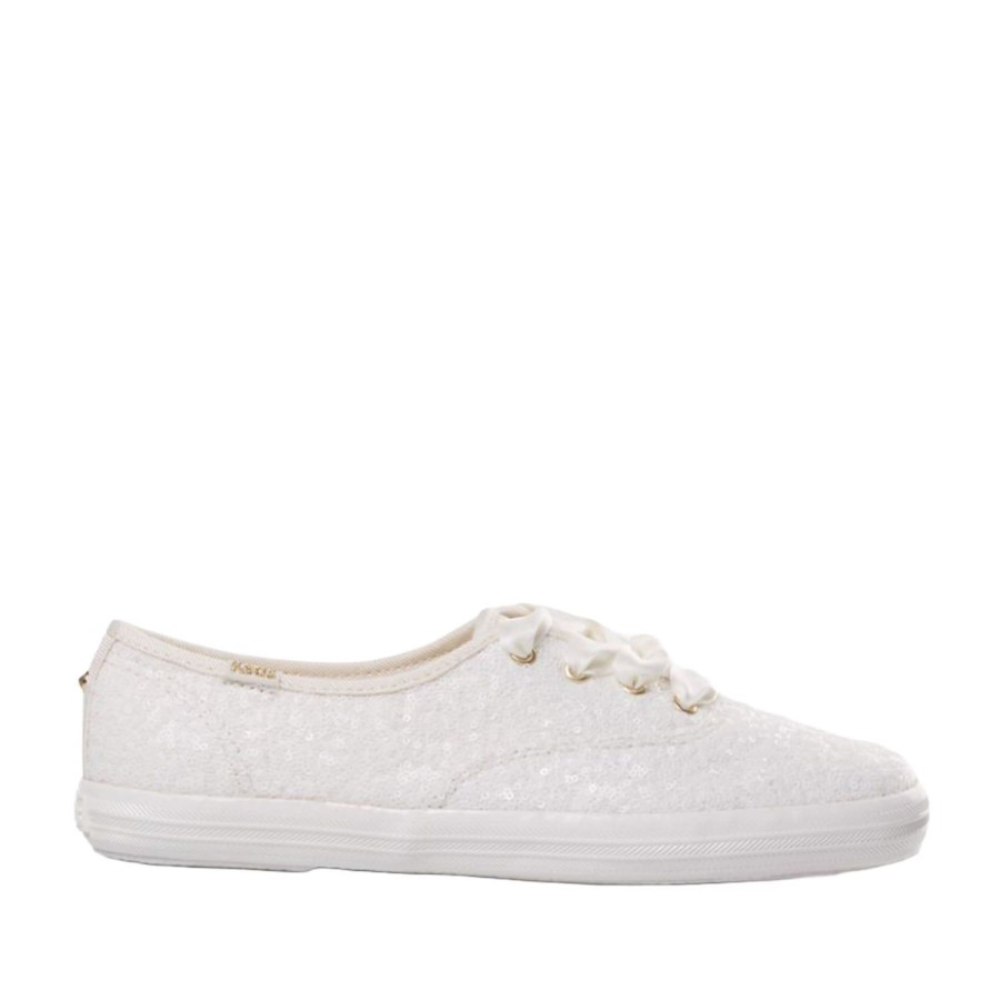 Women'S Shoes Keds | Keds Women'S Champion Sequins Celebration In Off White