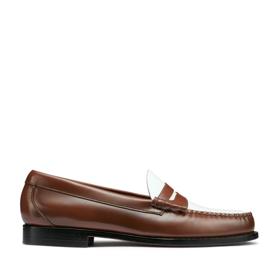 Men'S Shoes G.H. BASS | G.H. Bass Men'S Larson Weejun In Whiskey/White