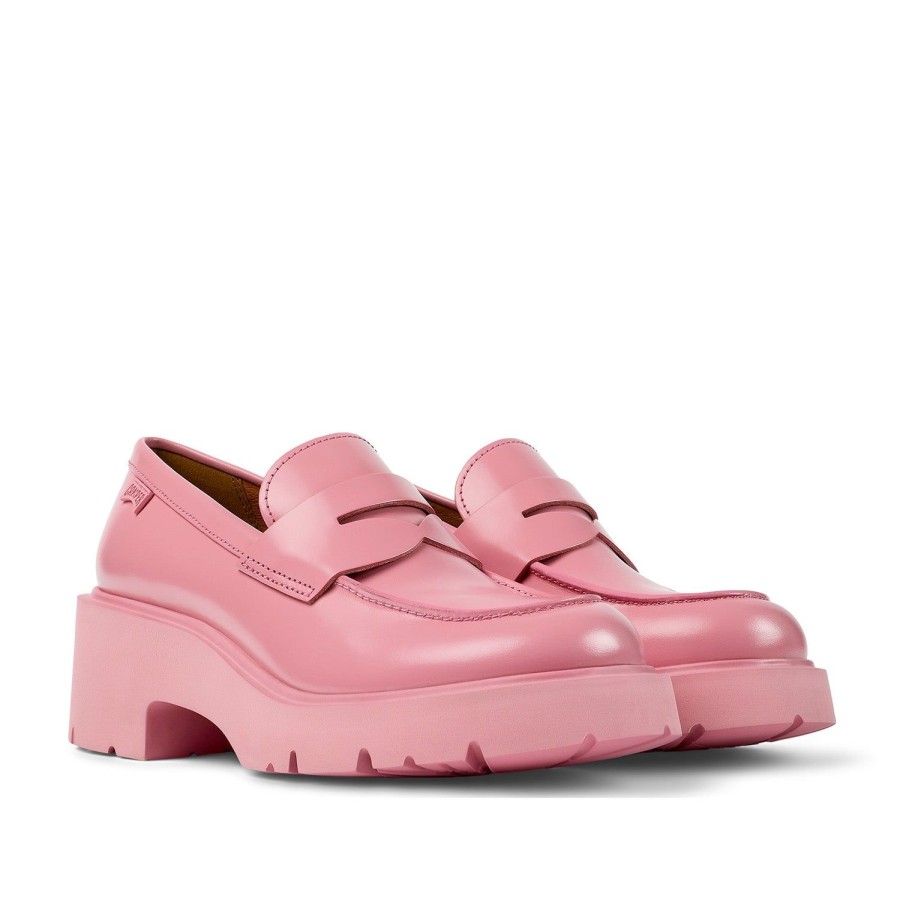 Women'S Shoes CAMPER | Camper Women'S Milah In Medium Pink