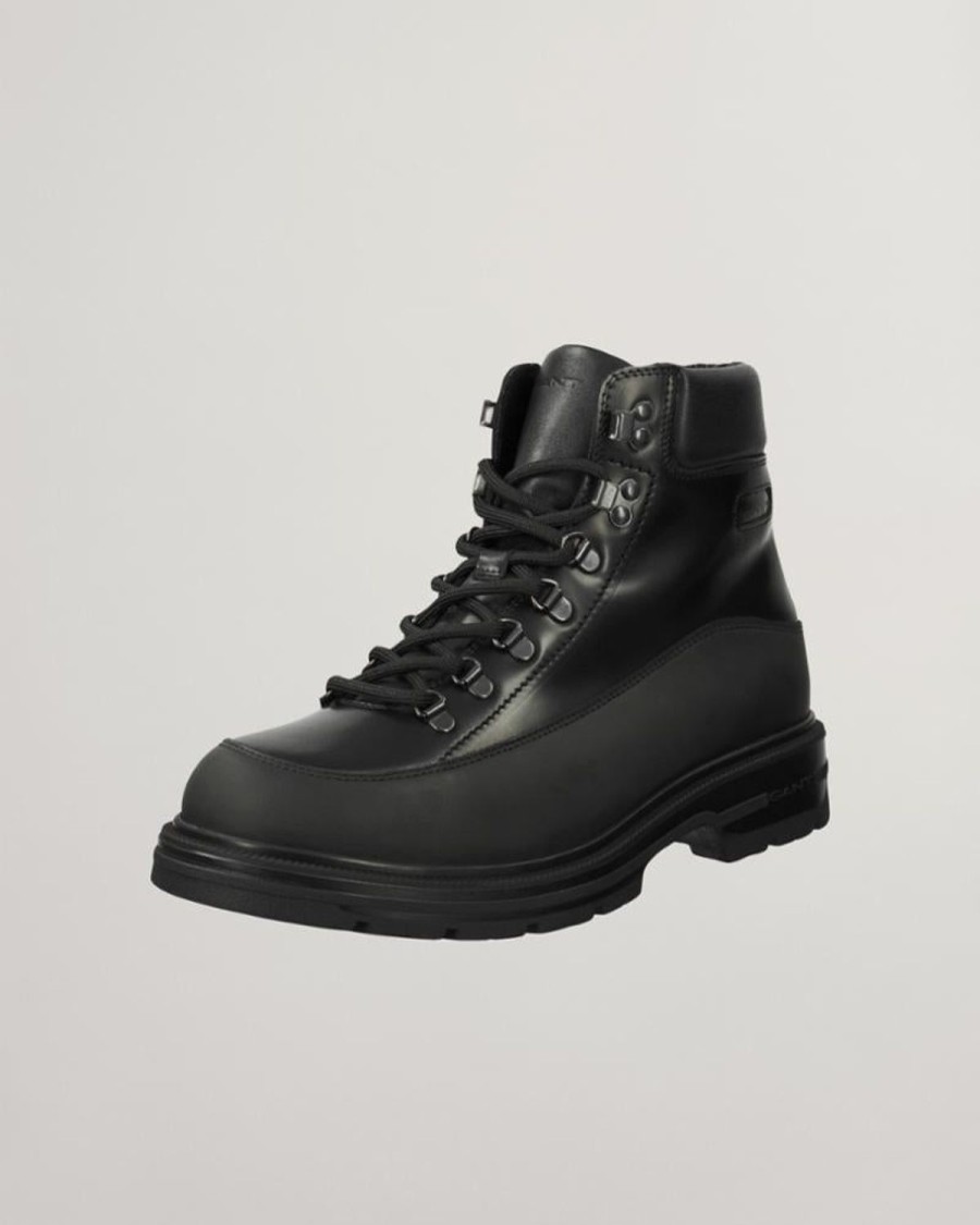 Men'S Shoes Gant Footwear Men | Gant Footwear Men'S Gretty Mid Boot Black M