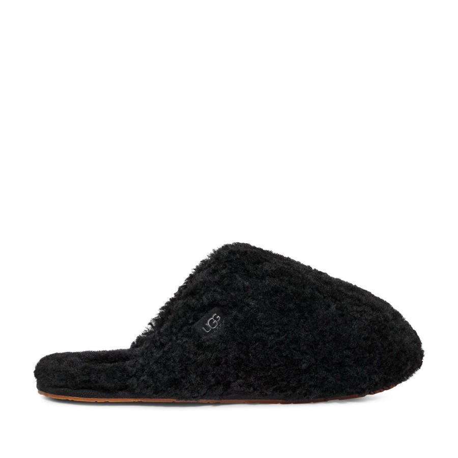 Women'S Shoes UGG | Ugg Women'S Maxi Curly Slide In Black