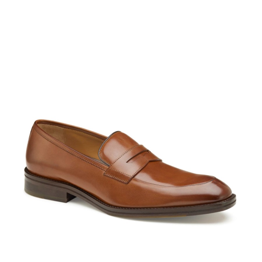 Men'S Shoes JOHNSTON AND MURPHY | Johnston And Murphy Men'S Meade Penny In Tan