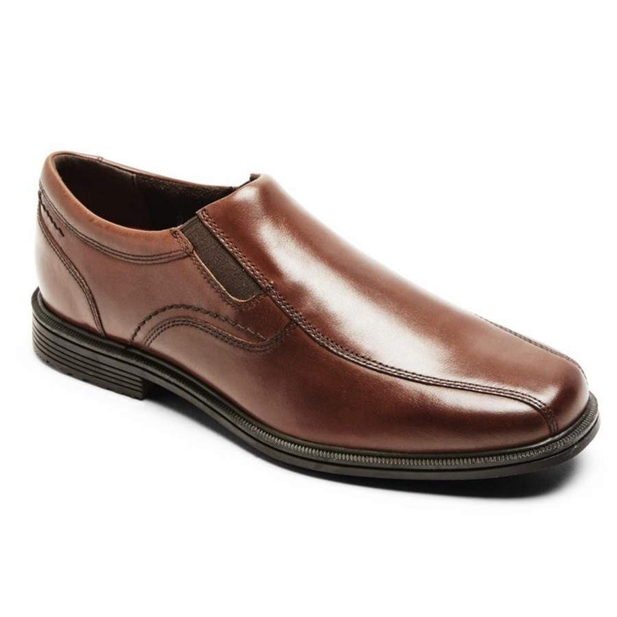 Men'S Shoes Rockport Men | Rockport Men'S Slipon Taylor Wp Brown M