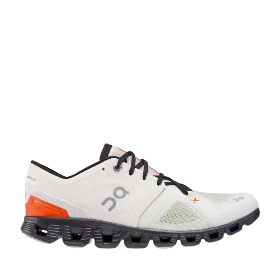 Men'S Shoes ON RUNNING | On Running Men'S Cloud X In Ivory/Flame