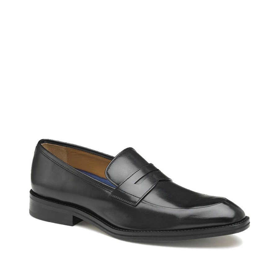 Men'S Shoes JOHNSTON AND MURPHY | Johnston And Murphy Men'S Meade Penny In Black