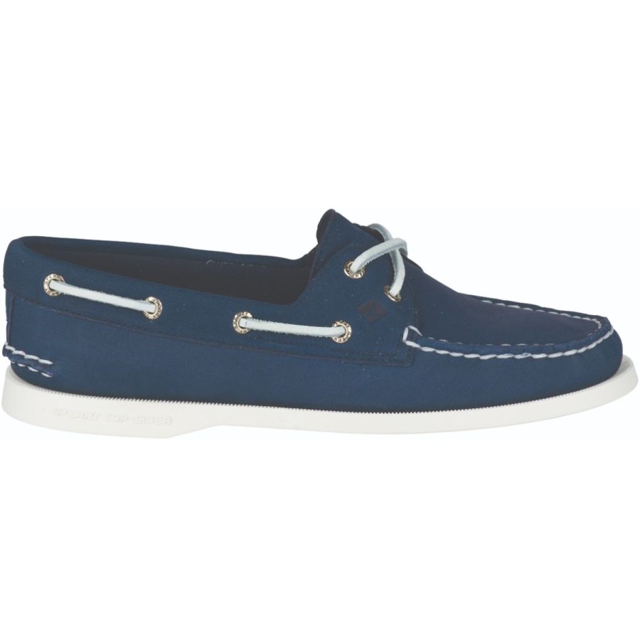 Women'S Shoes Sperry | Sperry Women'S A/O 2-Eye Boat Shoe In Navy