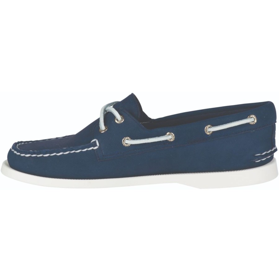 Women'S Shoes Sperry | Sperry Women'S A/O 2-Eye Boat Shoe In Navy