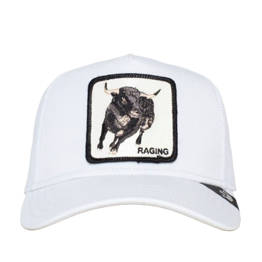 Men'S Accessories Goorin Bros. | Goorin Bros. Platinum Rage Trucker Hat In White