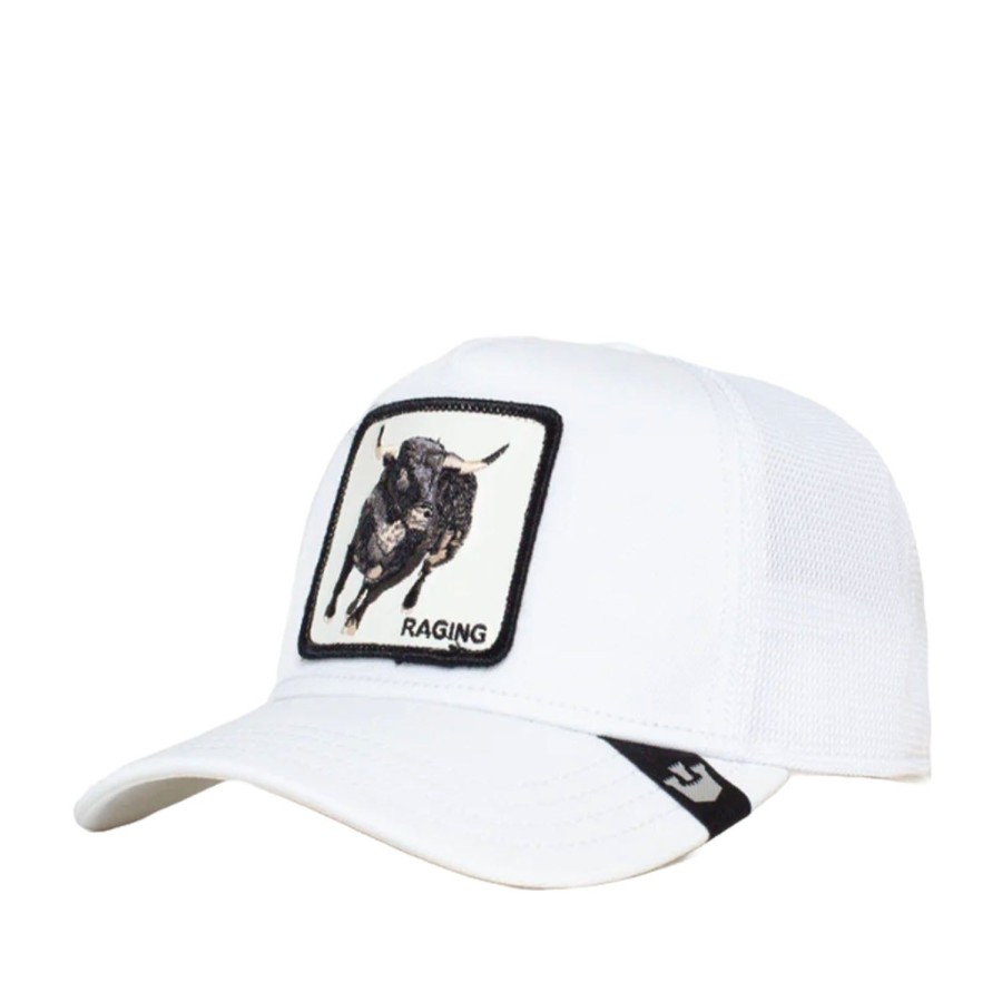 Men'S Accessories Goorin Bros. | Goorin Bros. Platinum Rage Trucker Hat In White