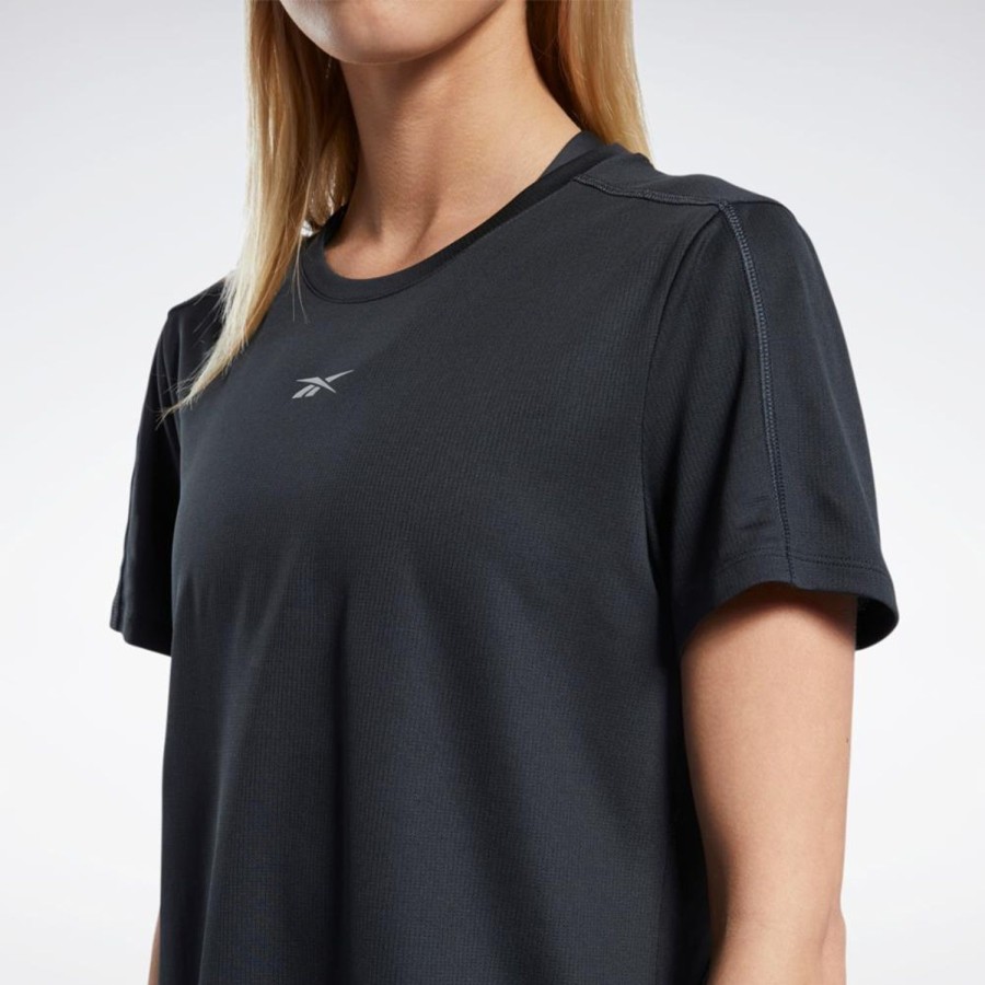 Women'S Apparel Reebok Apparel Women | Reebok Apparel Women'S Wor Run Speedwick T Reebok Running App Women Bl