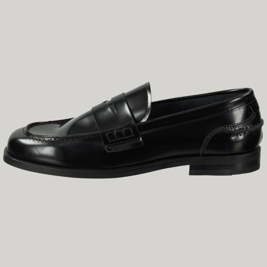 Men'S Shoes Gant Footwear Men | Gant Footwear Men'S Louon Loafer Black M