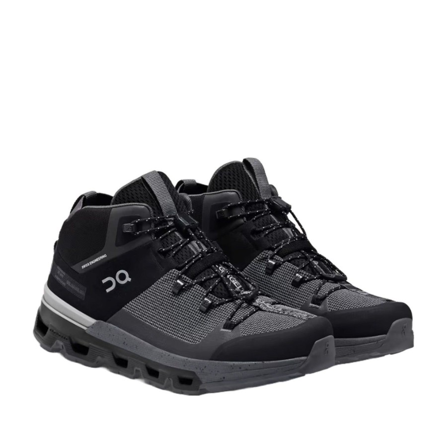 Women'S Shoes ON RUNNING | On Running Women'S Cloudtrax In Black/Rock