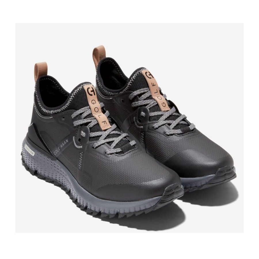 Men'S Shoes Cole Haan | Cole Haan Men'S Zerogrand Overtake Golf Wr In Black