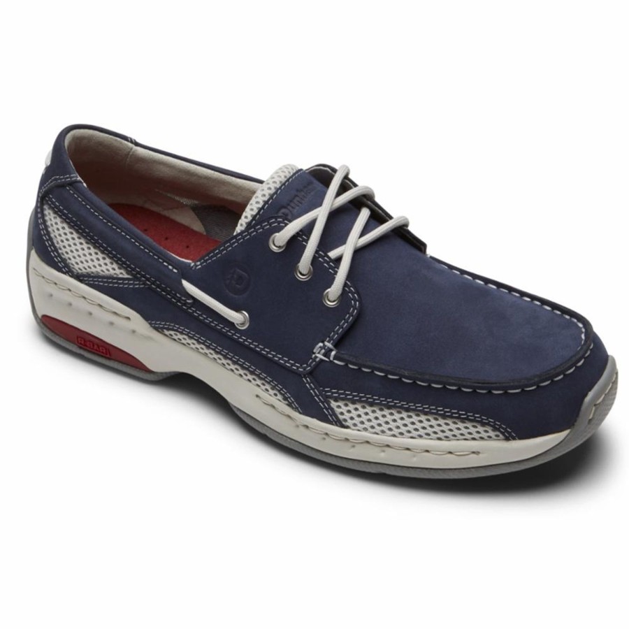 Men'S Shoes Dunham | Dunham Men'S Captain Waterford Navy 4E