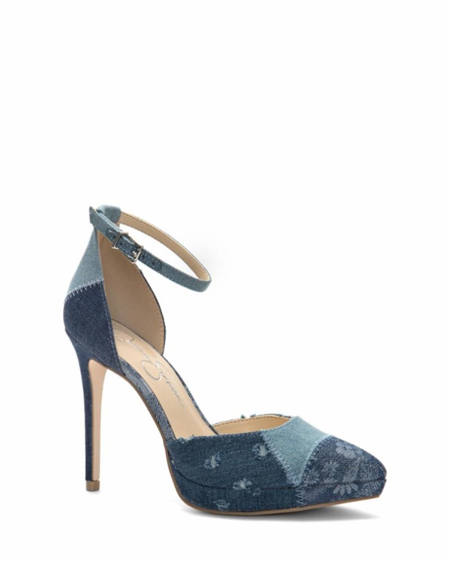 Women'S Shoes Jessica Simpson | Jessica Simpson Women'S Alloura2 Blue M