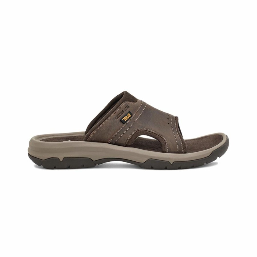 Men'S Shoes Teva Men | Teva Men'S Langdon Slide Brown M