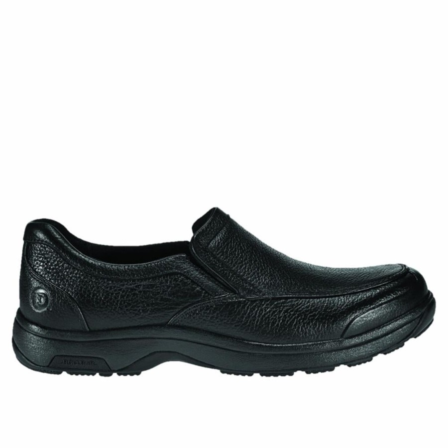 Men'S Shoes Dunham | Dunham Men'S Battery Park Slip-On 8000 Black 4E