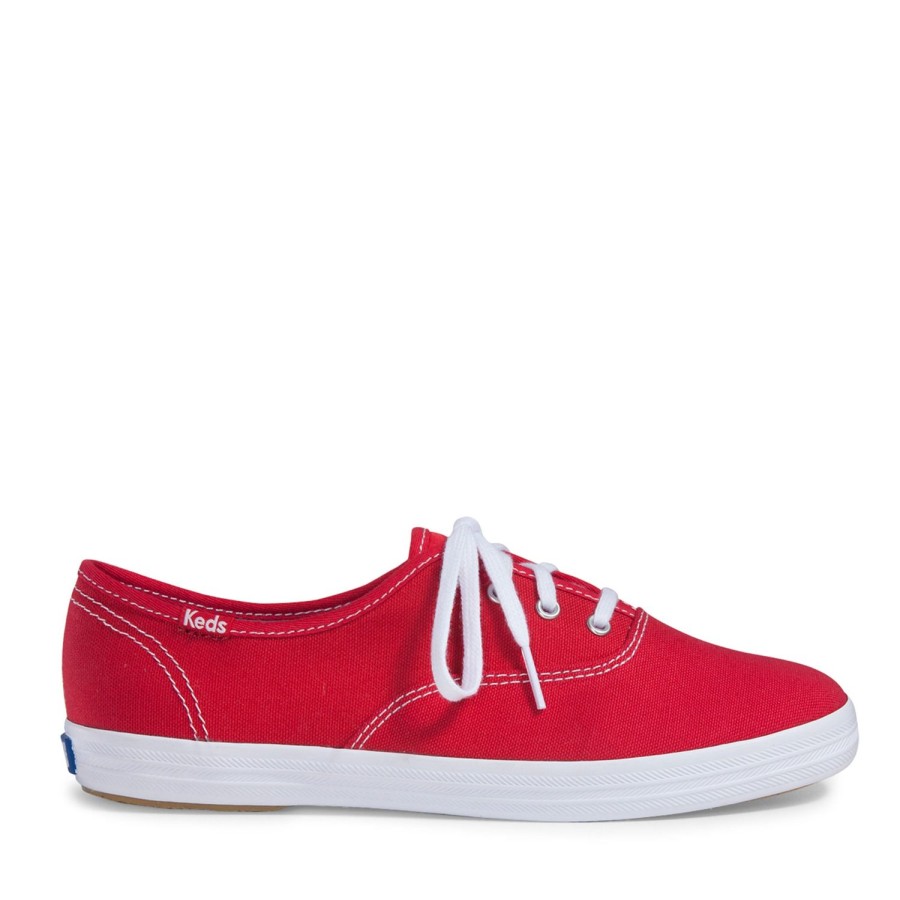 Women'S Shoes Keds | Keds Women'S Champion Oxford Shoe In Red