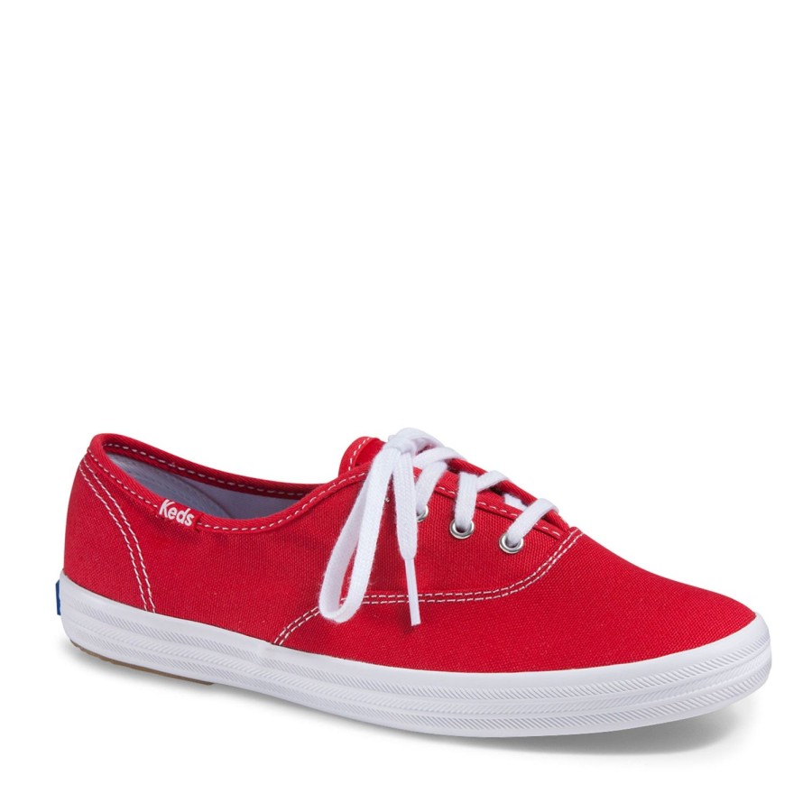 Women'S Shoes Keds | Keds Women'S Champion Oxford Shoe In Red