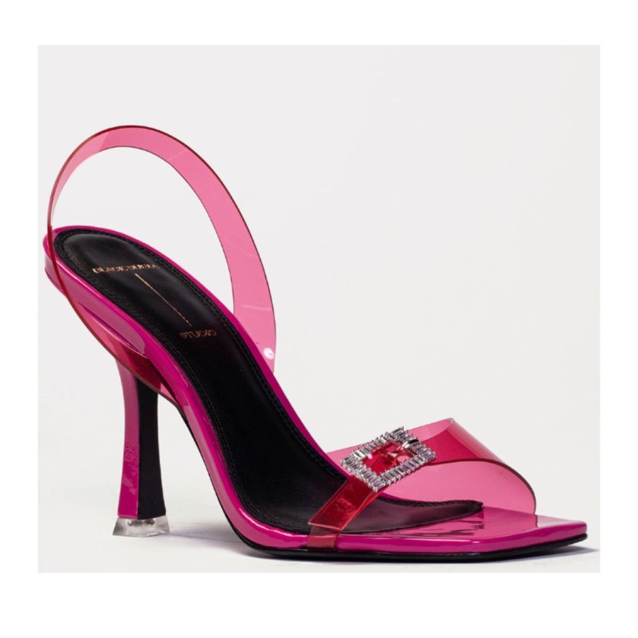 Women'S Shoes Black Suede Studio | Black Suede Studio Women'S Porsha In Pink Yarrow