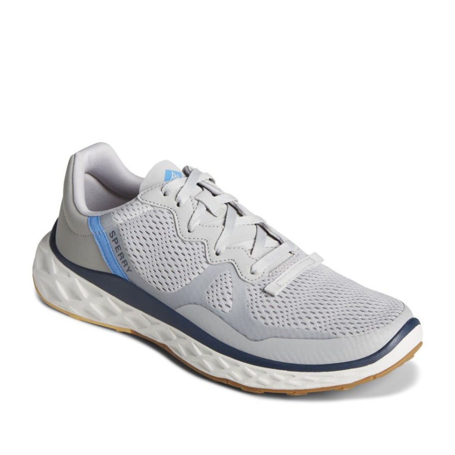 Men'S Shoes Sperry | Sperry Men'S Headsail In Grey