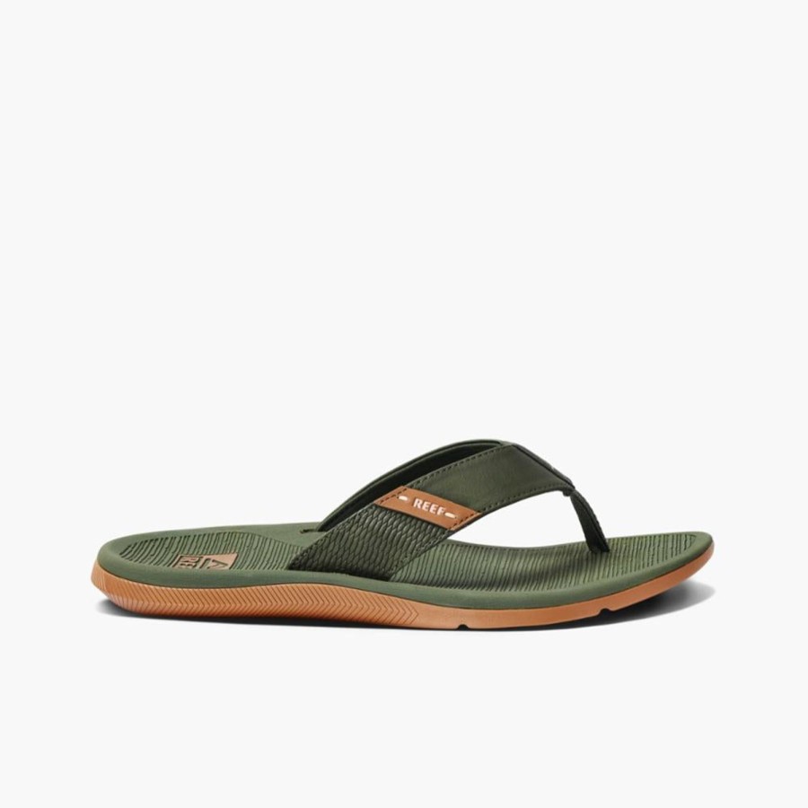 Men'S Shoes Reef Men | Reef Men'S Reef Santa Ana Green M