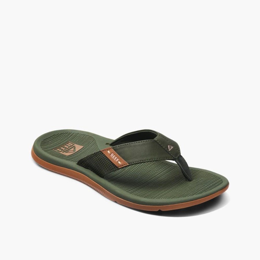 Men'S Shoes Reef Men | Reef Men'S Reef Santa Ana Green M