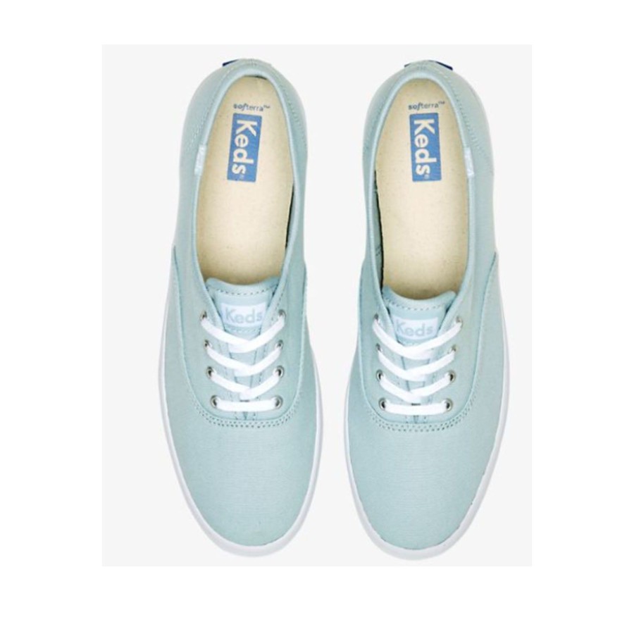 Women'S Shoes Keds | Keds Women'S Champion Seasonal Canvas In Light Blue