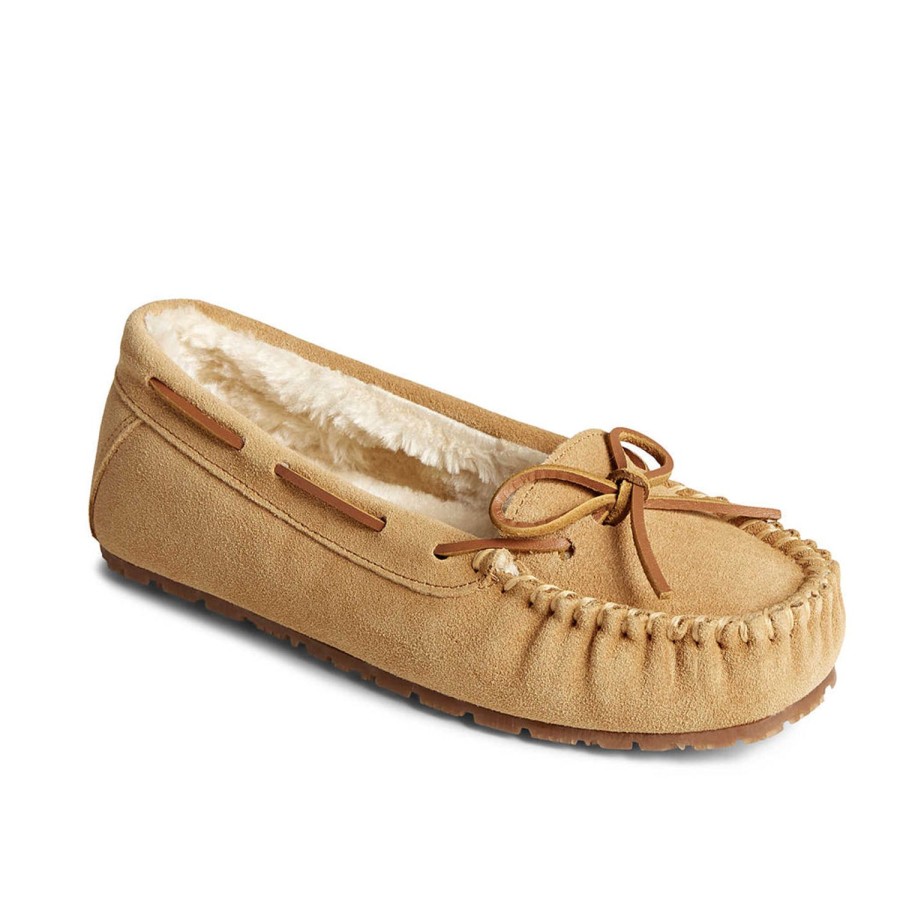 Women'S Shoes SPERRY | Sperry Women'S Reina Junior Slipper In Tan