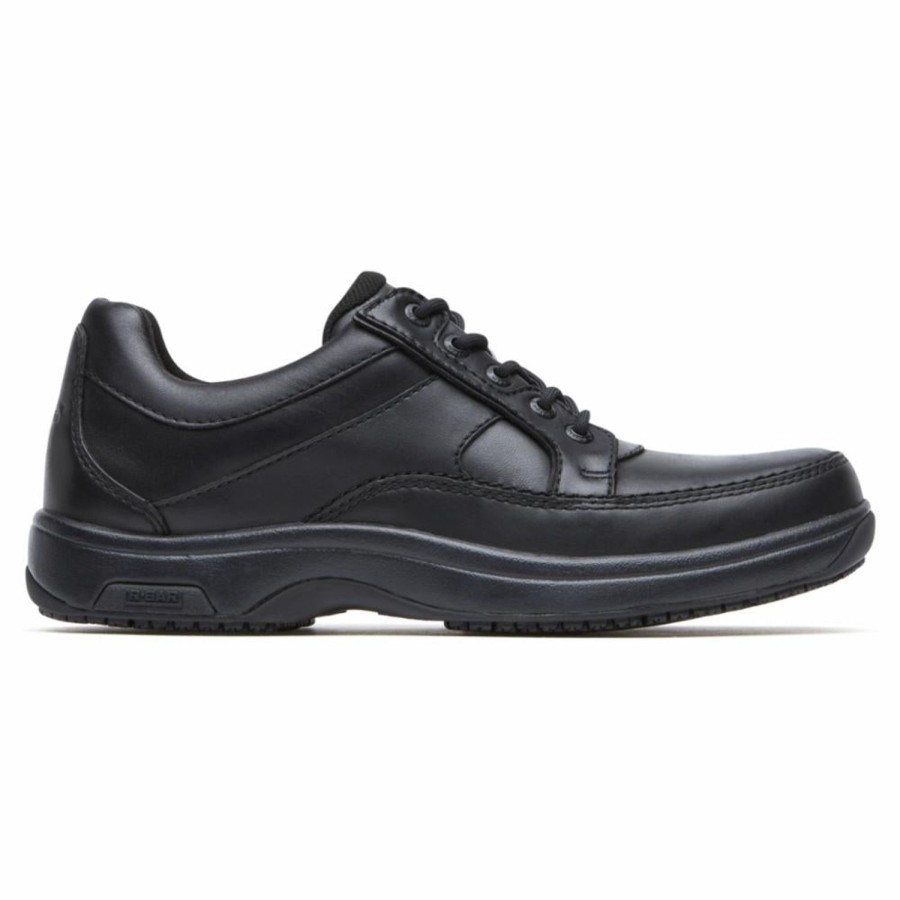 Men'S Shoes Dunham | Dunham Men'S Midland Service Oxford 8000 Service Black D