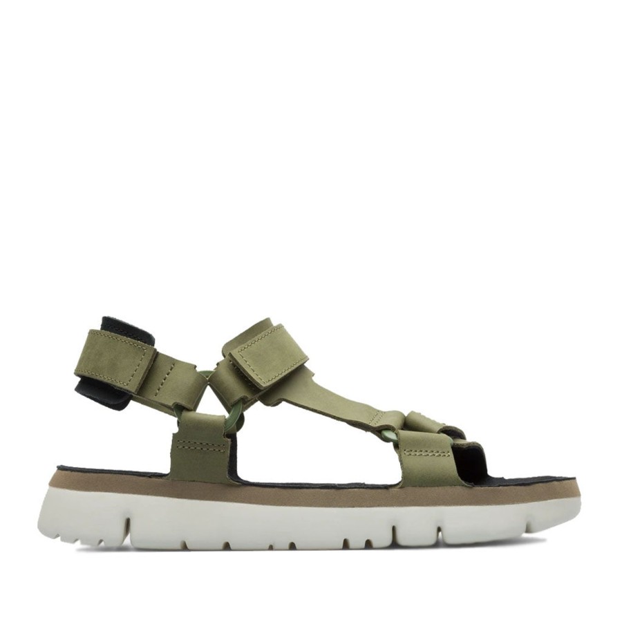 Men'S Shoes CAMPER | Camper Men'S Oruga In Green Leather