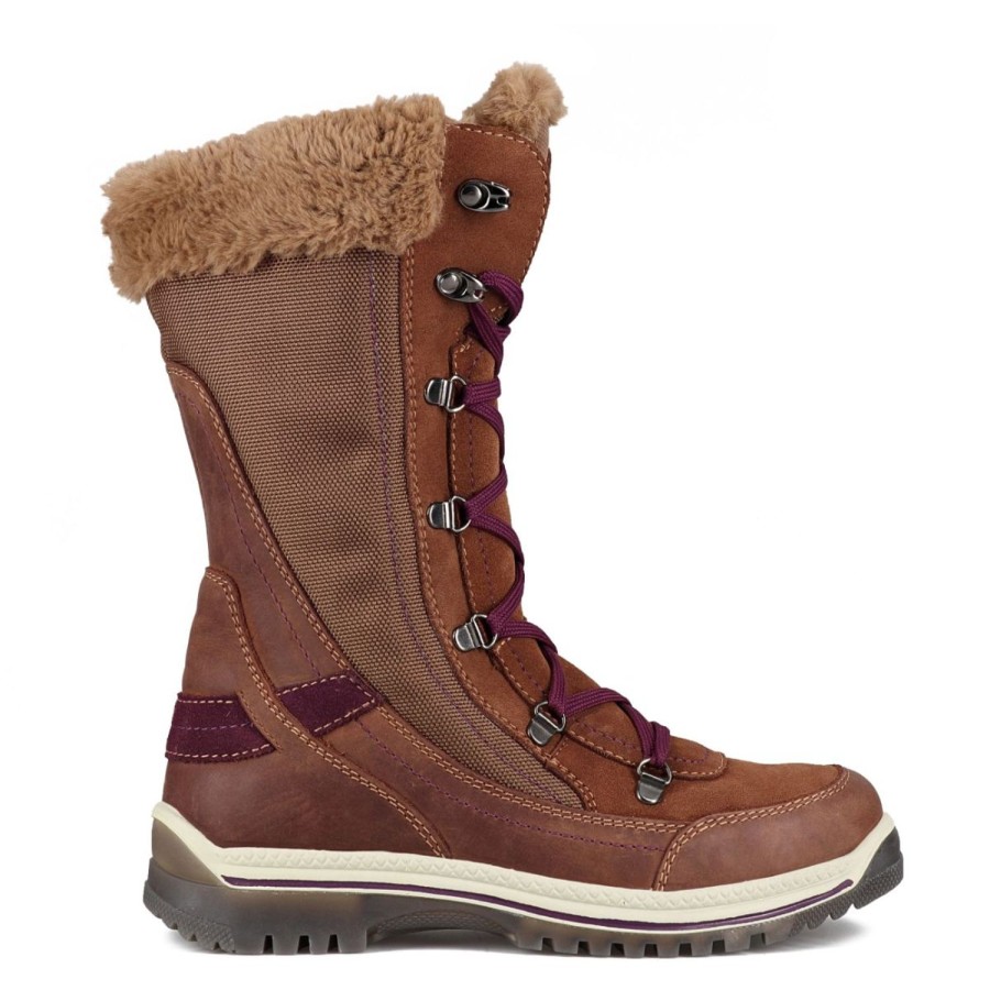 Women'S Shoes Santana Canada | Santana Canada Women'S Micah Winter Boots In Coffee/Eggplant