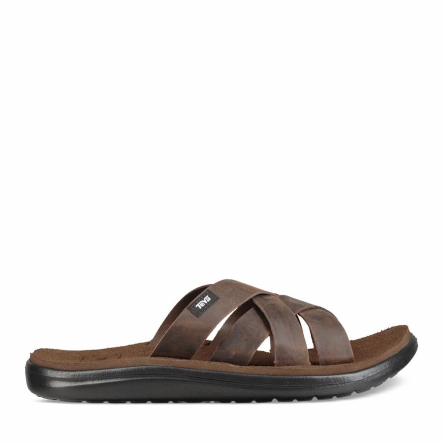 Men'S Shoes Teva Men | Teva Men'S Voya Slide Leather Carafe M