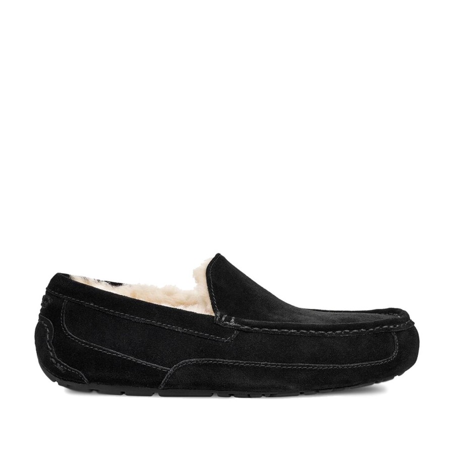 Men'S Shoes UGG | Ugg Men'S Ascot In Black Suede