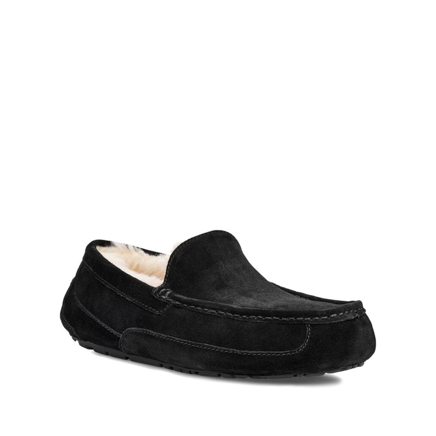 Men'S Shoes UGG | Ugg Men'S Ascot In Black Suede