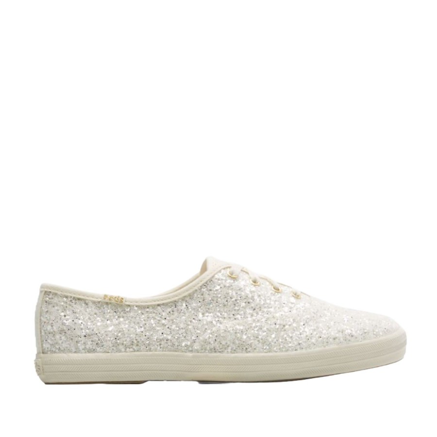 Women'S Shoes Keds | Keds Women'S Champion Glitter Celebration In Cream