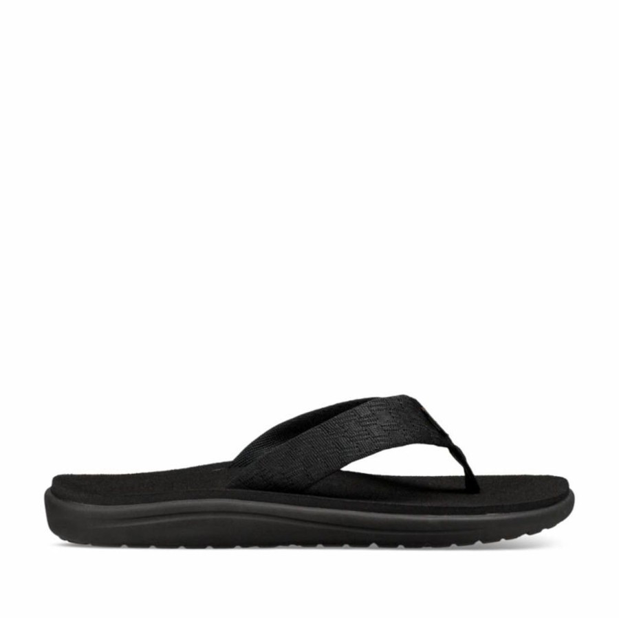 Men'S Shoes Teva Men | Teva Men'S Voya Flip Brick Black M