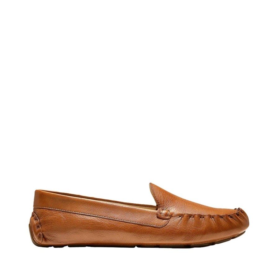 Women'S Shoes Cole Haan | Cole Haan Women'S Evelyn Driver In Pecan